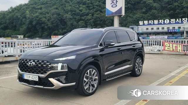 Hyundai The New Santa Fe 2023 Черный из Кореи