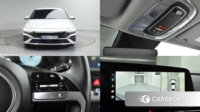 Hyundai The New Avante (CN7) 2023 Белый из Кореи