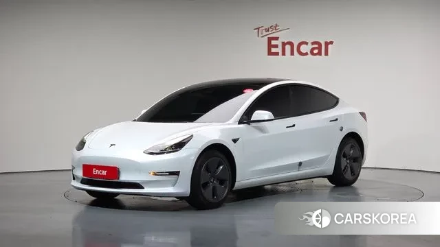 Tesla Model 3 2022 Белый из Кореи