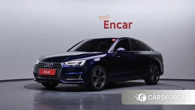 Audi A4 (B9) 2019 Синий из Кореи