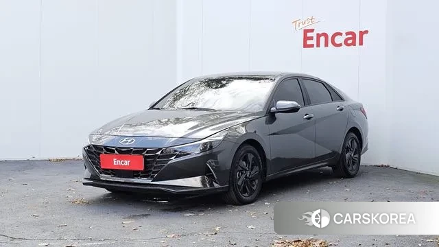 Hyundai Avante Hybrid (CN7) 2021 Серый из Кореи