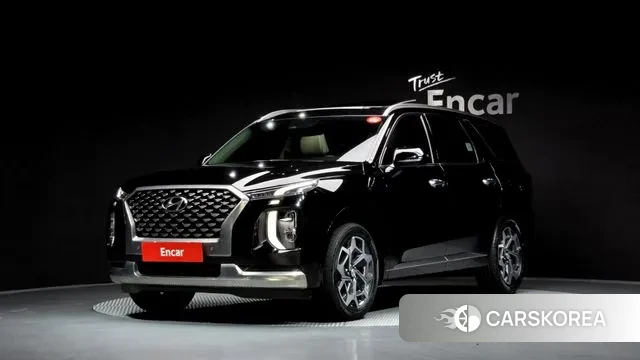 Hyundai Palisade 2021 Черный из Кореи