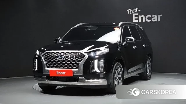 Hyundai Palisade 2021 Черный из Кореи