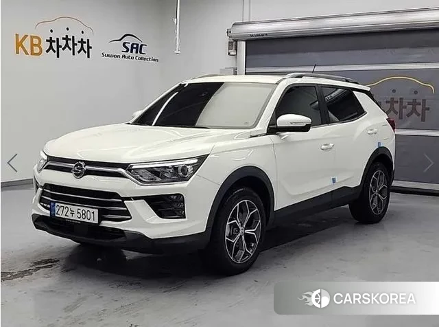 Ssangyong Beautiful Korando 2021 Белый из Кореи