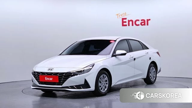 Hyundai Avante (CN7) 2022 Белый из Кореи