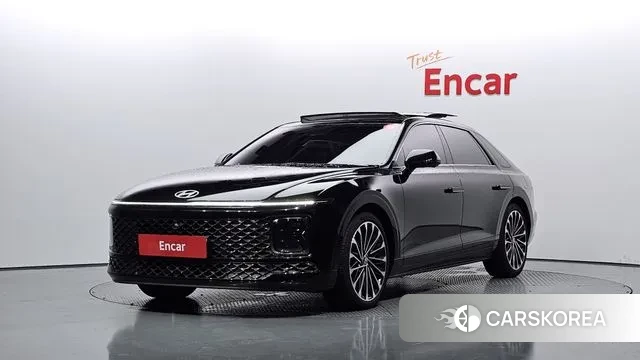 Hyundai Grandeur Hybrid (GN7) 2023 Черный из Кореи