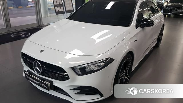Mercedes-Benz A-Class W177 2022 Белый из Кореи