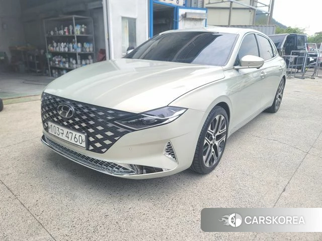 Hyundai The New Grandeur IG Hybrid 2020 Серебристо-серый из Кореи