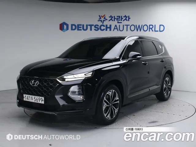 Hyundai Santa Fe TM 2019 Черный из Кореи