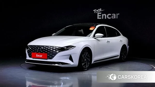 Hyundai The New Grandeur IG Hybrid 2021 Белый из Кореи