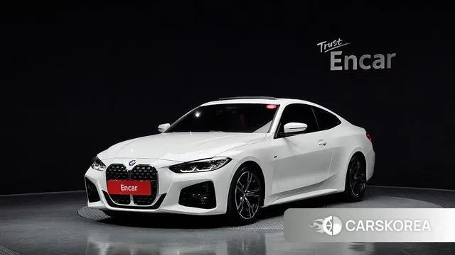 BMW 4 Series (G22) 2021 Белый из Кореи