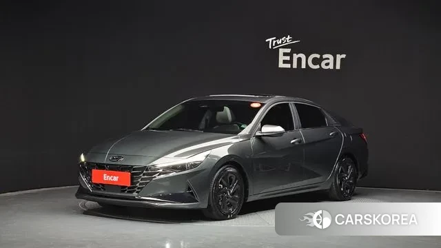 Hyundai Avante Hybrid (CN7) 2021 Серый из Кореи