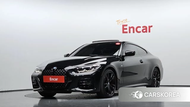 BMW 4 Series (G22) 2021 Черный из Кореи
