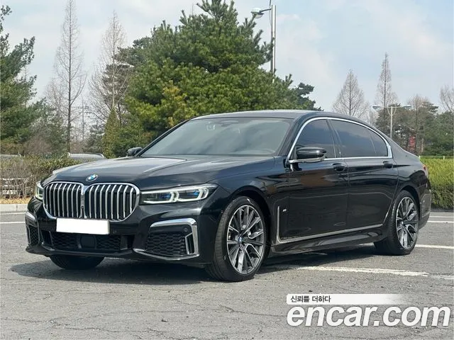 BMW 7 Series (G11) 2021 Черный из Кореи