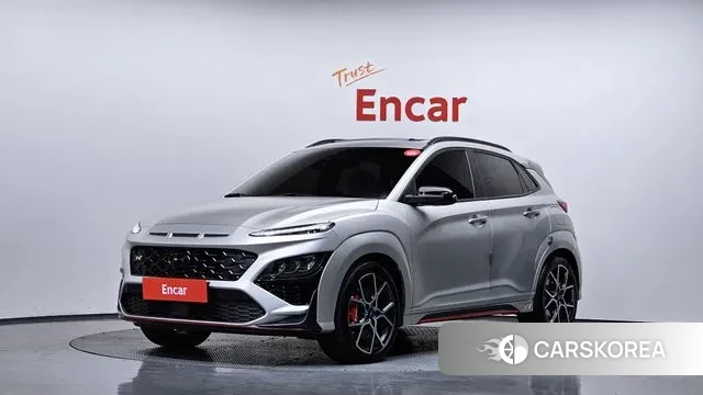 Hyundai The New Kona 2022 Серебристо-серый из Кореи