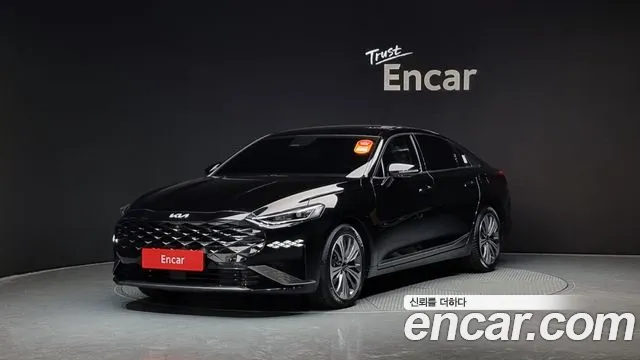 Kia K8 Hybrid 2021 Черный из Кореи