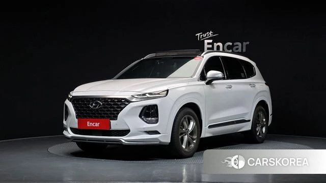 Hyundai Santa Fe TM 2019 Белый из Кореи