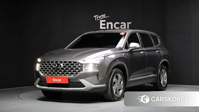 Hyundai The New Santa Fe 2023 Серый из Кореи