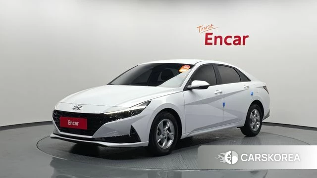 Hyundai Avante (CN7) 2021 Белый из Кореи