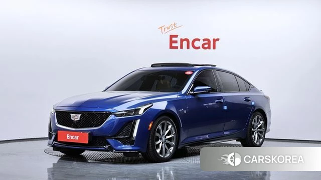 Cadillac CT5 2020 Синий из Кореи