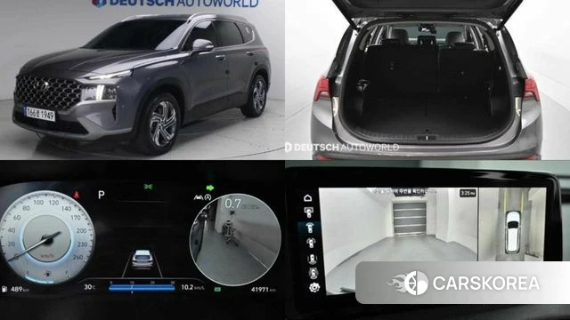 Hyundai The New Santa Fe 2023 Серый из Кореи