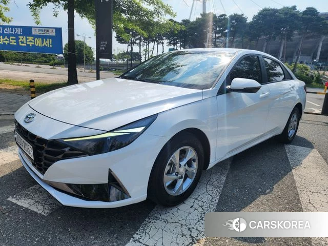 Hyundai Avante (CN7) 2022 Белый из Кореи