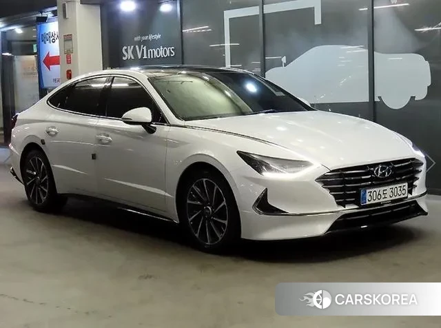 Hyundai Sonata (DN8) 2019 Белый из Кореи