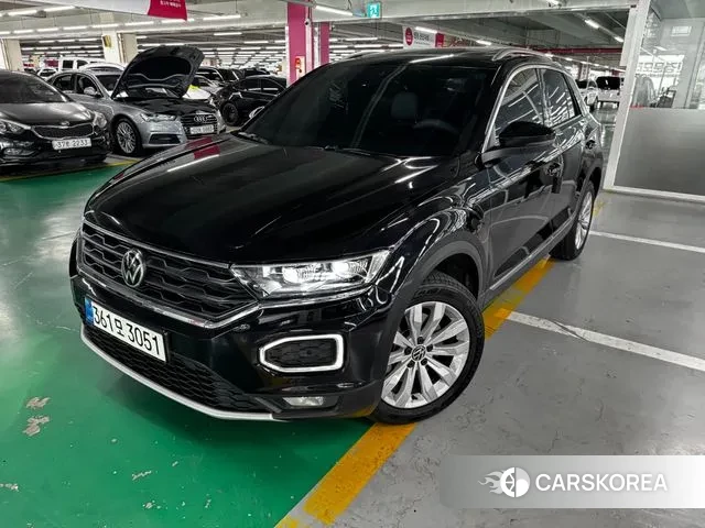 Volkswagen T-Roc 2021 Черный из Кореи