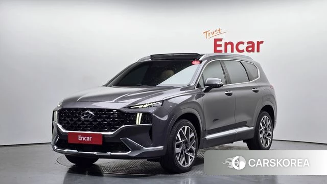 Hyundai The New Santa Fe 2021 Серый из Кореи