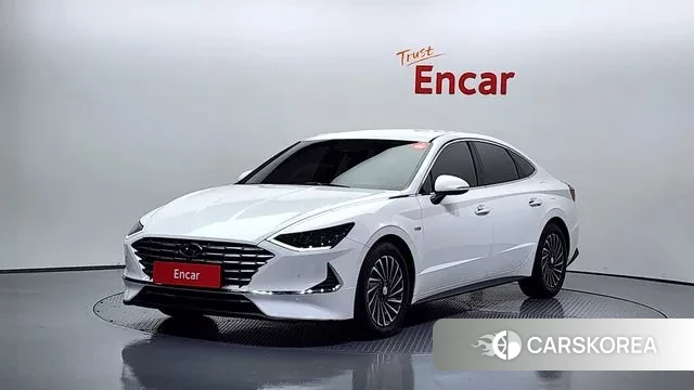 Hyundai Sonata Hybrid (DN8) 2019 Белый из Кореи