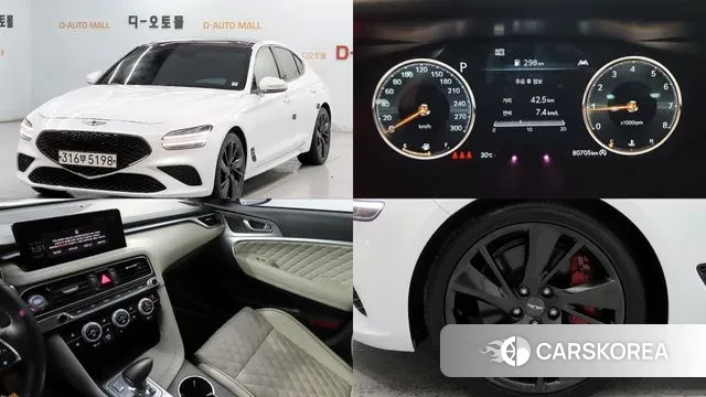 Genesis The New G70 2023 Белый из Кореи