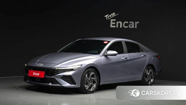 Hyundai The New Avante (CN7) 2023 Синий из Кореи