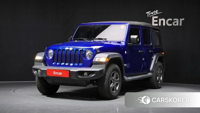 Jeep Wrangler (JL) 2018 Синий из Кореи