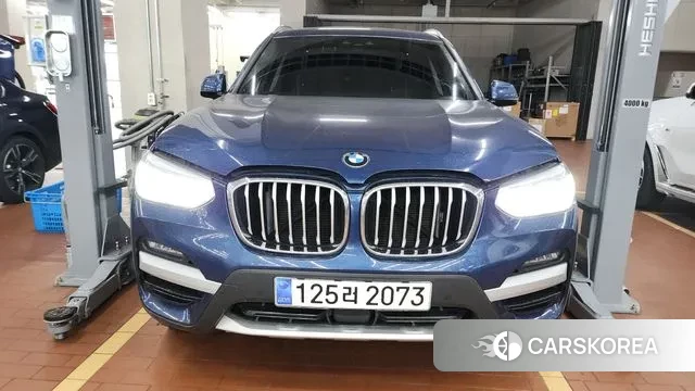 BMW X3 (G01) 2021 Синий из Кореи