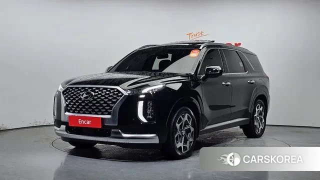 Hyundai Palisade 2021 Черный из Кореи