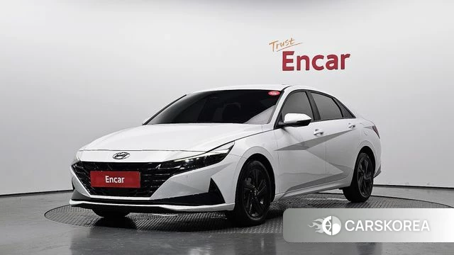 Hyundai Avante (CN7) 2022 Белый из Кореи