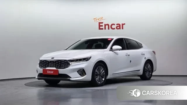 Kia K7 Premier Hybrid 2021 Белый из Кореи