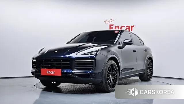 Porsche Cayenne (PO536) 2021 Синий из Кореи