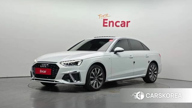 Audi A4 (B9) 2023 Белый из Кореи