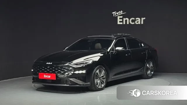 Kia K8 Hybrid 2021 Черный из Кореи
