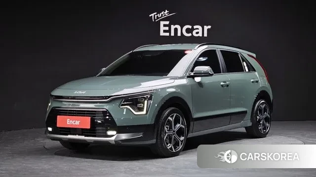 Kia Di Ol Nu Niro 2022 Зеленый из Кореи