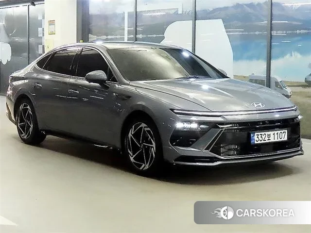Hyundai Sonata D Edge (DN8) 2023 Небесно-голубой из Кореи