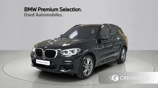 BMW X3 (G01) 2021 Черный из Кореи