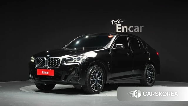 BMW X4 (G02) 2024 Черный из Кореи