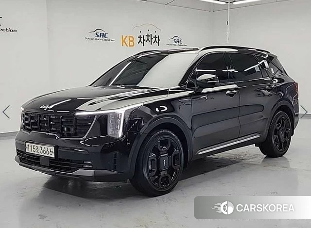 Kia The New Sorento 4th Generation 2023 Черный из Кореи