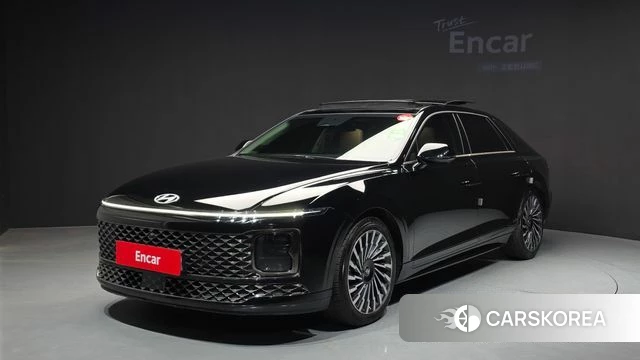 Hyundai Grandeur Hybrid (GN7) 2023 Черный из Кореи