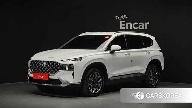 Hyundai The New Santa Fe 2021 Белый из Кореи