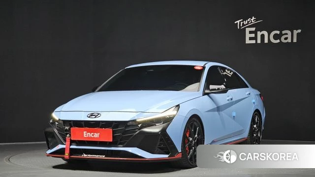 Hyundai Avante (CN7) 2022 Светло-серебряный цвет из Кореи