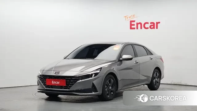 Hyundai Avante Hybrid (CN7) 2021 Серебристо-серый из Кореи