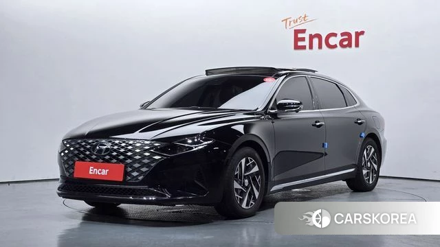 Hyundai The New Grandeur IG Hybrid 2021 Черный из Кореи